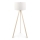 Lattialamppu AYD 1xE27/60W/230V valkoinen/beige