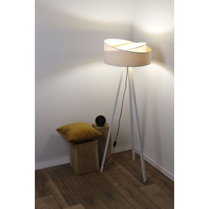 Lattialamppu GALAXY 1xE27/60W/230V valkoinen