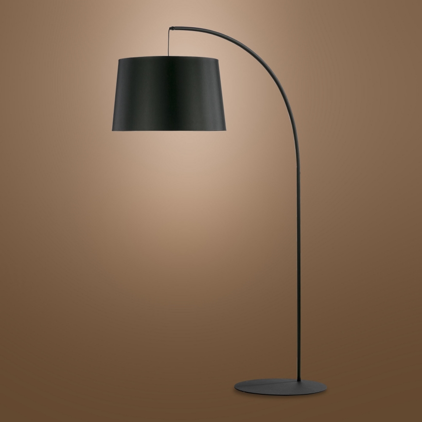 Lattialamppu HANG 1xE27/25W/230V musta