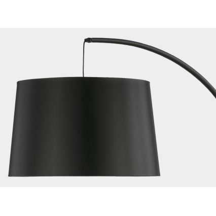 Lattialamppu HANG 1xE27/25W/230V musta