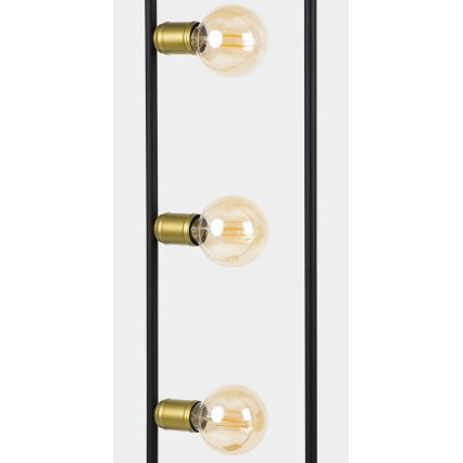 Lattialamppu HYDRIA 3xE27/60W/230V musta