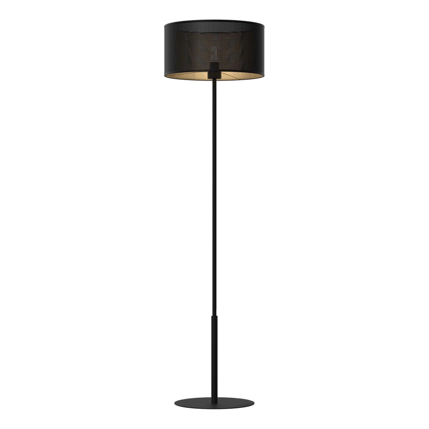 Lattialamppu LOFT SHADE 1xE27/60W/230V musta/kulta