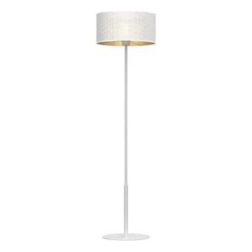 Lattialamppu LOFT SHADE 1xE27/60W/230V valkoinen/kulta