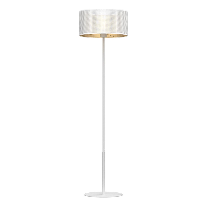 Lattialamppu LOFT SHADE 1xE27/60W/230V valkoinen/kulta