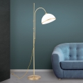Lattialamppu OLD LAMP 1xE27/40W/230V valkoinen/pronssi