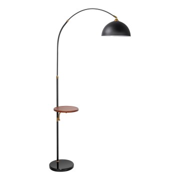Lattialamppu pöydällä 1xE27/60W/230V musta