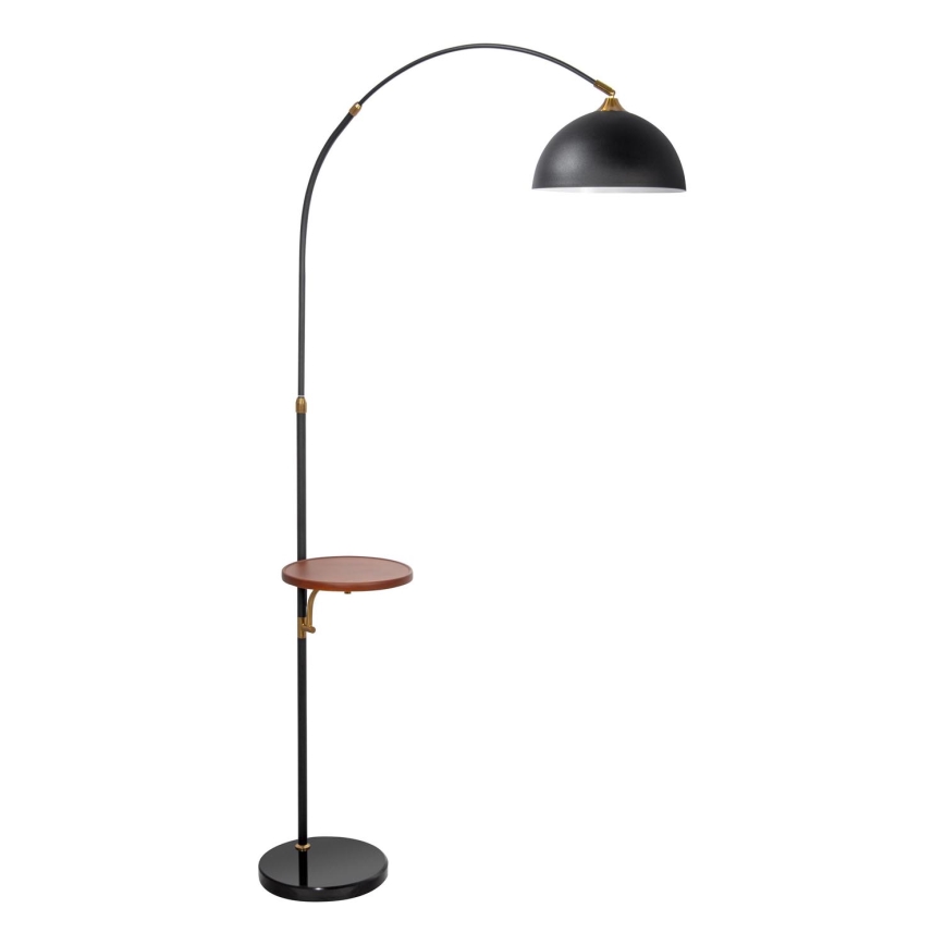 Lattialamppu pöydällä 1xE27/60W/230V musta
