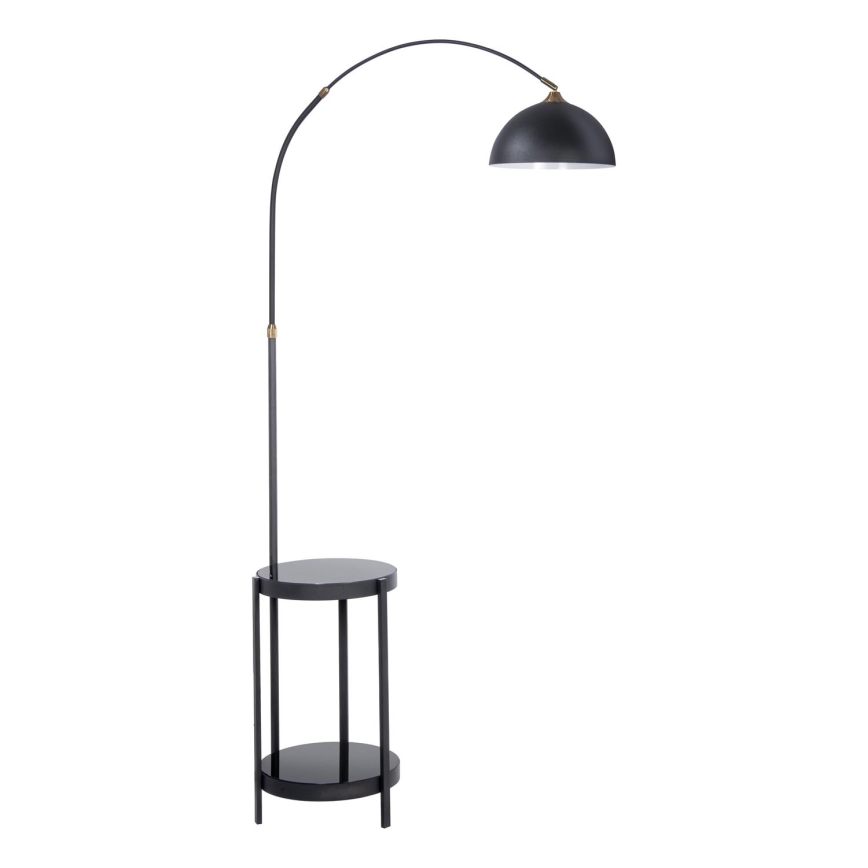 Lattialamppu pöydällä 1xE27/60W/230V musta