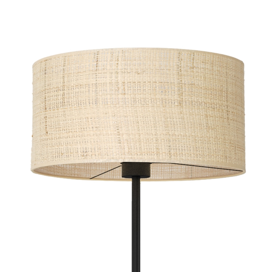 Lattialamppu RATTAN 1xE27/60W/230V rottinki