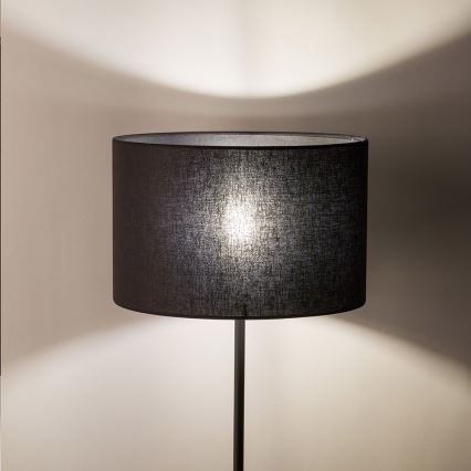 Lattialamppu RENO 1xE27/15W/230V musta