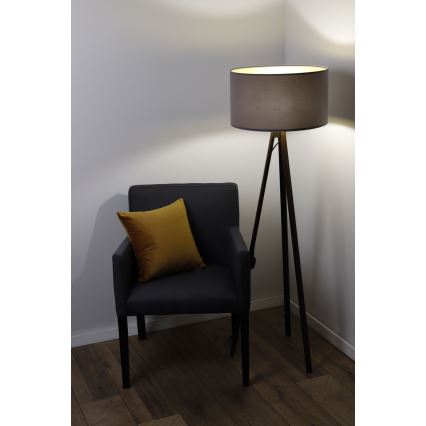 Lattialamppu STANDART 1xE27/60W/230V harmaa/ruskea