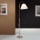 Lattialamppu TONIA 1xE27/60W/230V 183 cm valkoinen/pronssi