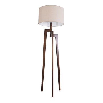 Lattialamppu TRION 1xE27/60W/230V beige 171 cm