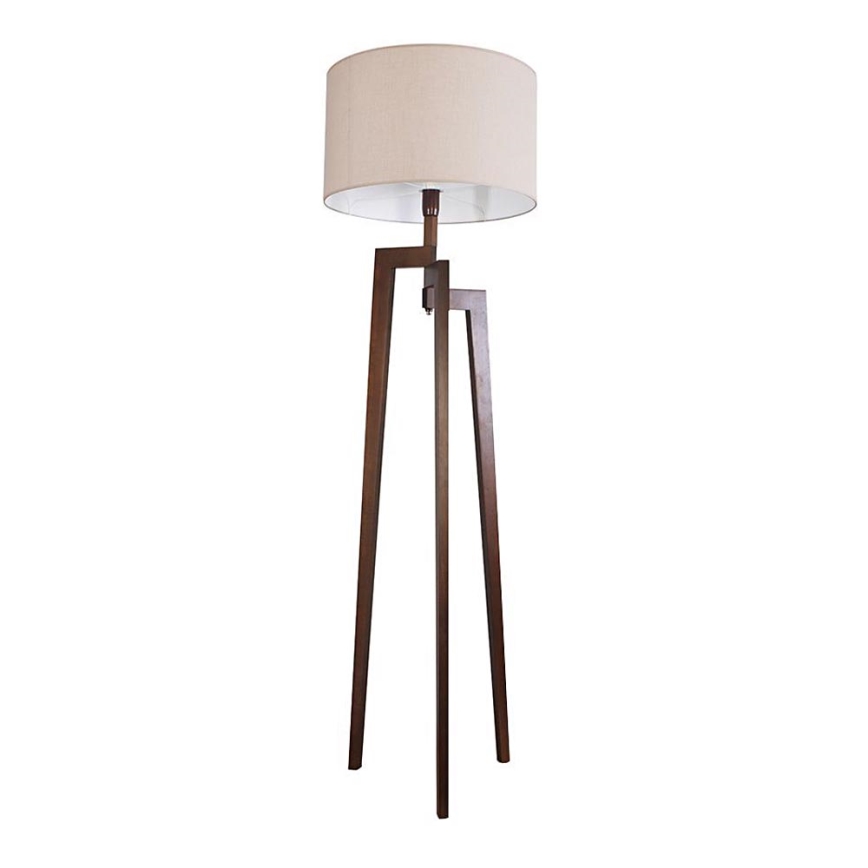 Lattialamppu TRION 1xE27/60W/230V beige 171 cm