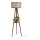 Lattialamppu TRIPOD 1xE27/60W/230V beige/ruskea