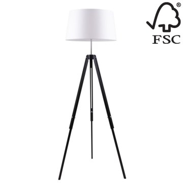 Lattialamppu TRIPOD 1xE27/60W/230V pyökki - FSC-sertifioitu