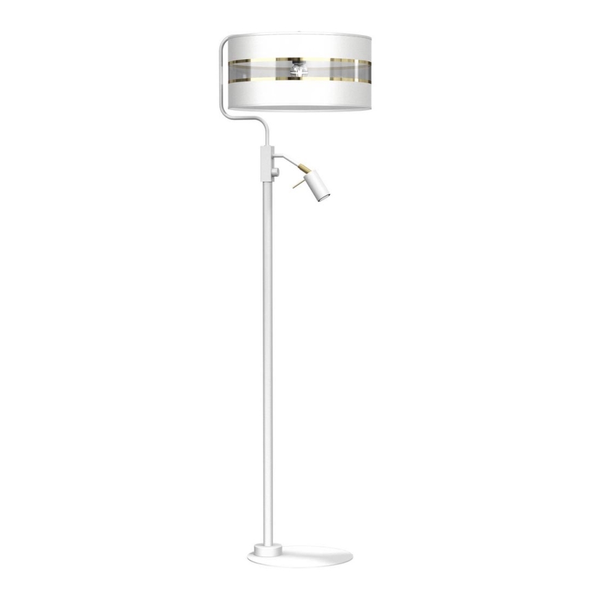 Lattialamppu ULTIMO 1xE27/40W/230V + 1xGU10/MR11/7W valkoinen