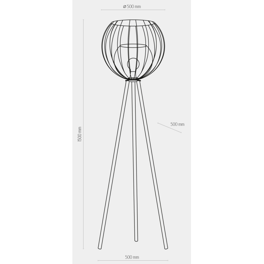 Lattialamppu UNIVERSO 1xE27/60W/230V