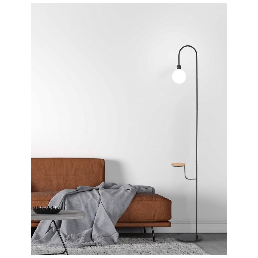 Lattialamppu VANITY 1xG9/40W/230V musta