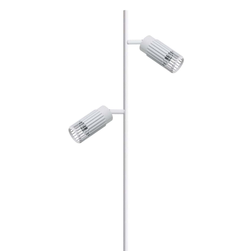 Lattialamppu VERTICAL 2xGU10/8W/230V valkoinen