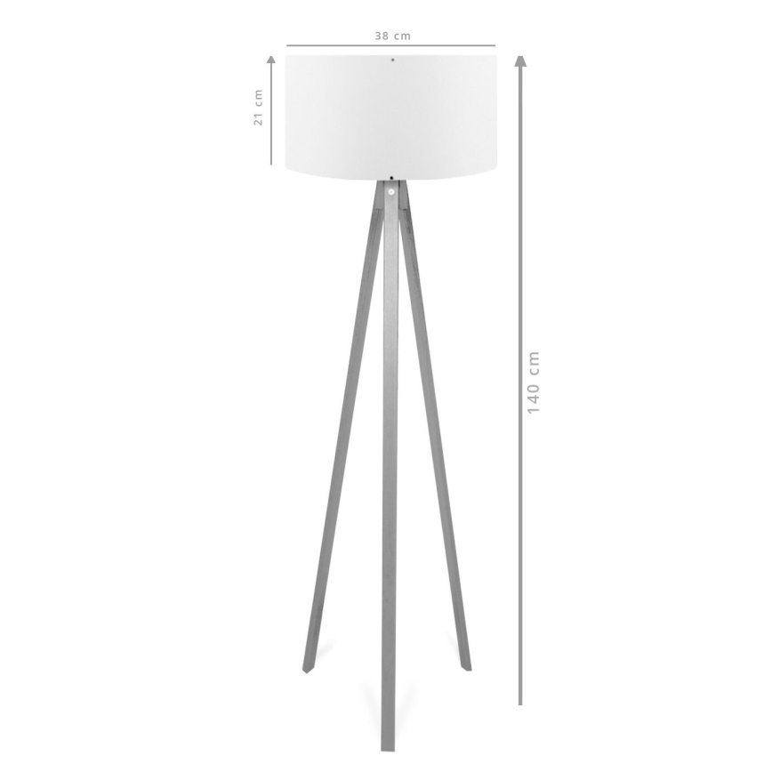 Lattiavalaisin AYD 1xE27/40W/230V ruskea