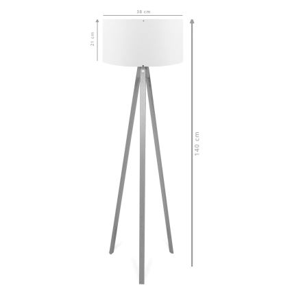 Lattiavalaisin AYD 1xE27/40W/230V ruskea/kermanvärinen