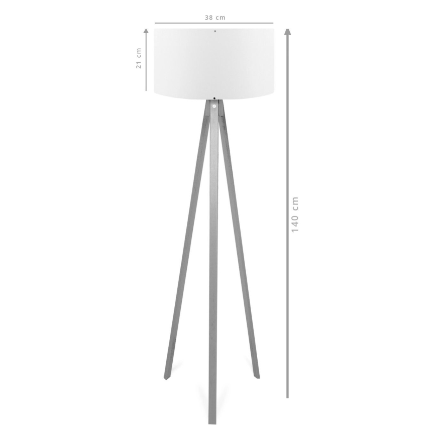 Lattiavalaisin AYD 1xE27/40W/230V ruskea/kermanvärinen
