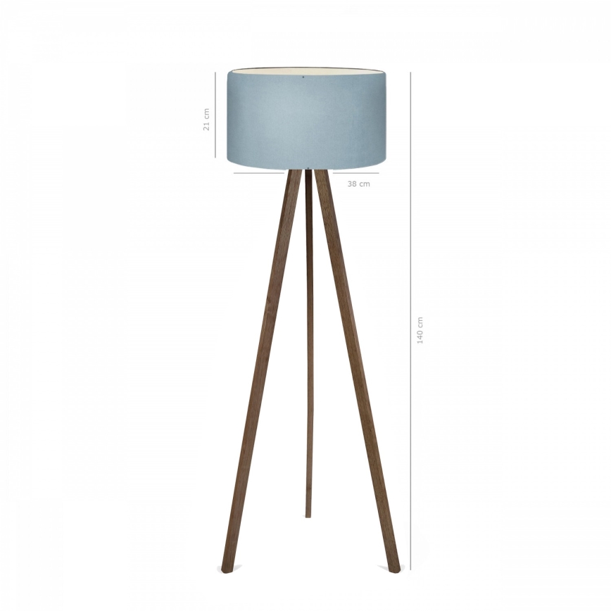 Lattiavalaisin AYD 1xE27/40W/230V ruskea/sininen