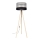 Lattiavalaisin CORAL 1xE27/60W/230V beige/musta/harmaa/kulta