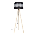 Lattiavalaisin CORAL 1xE27/60W/230V beige/musta/matattu kromi