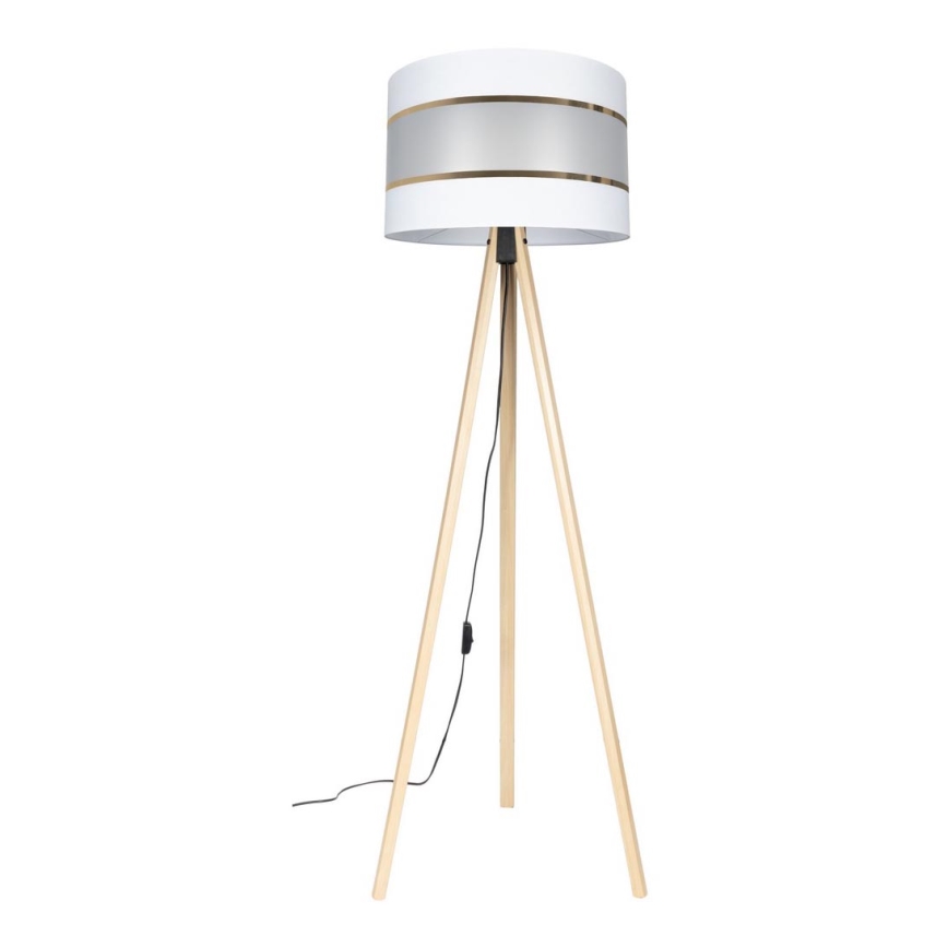 Lattiavalaisin CORAL 1xE27/60W/230V beige/valkoinen/kulta
