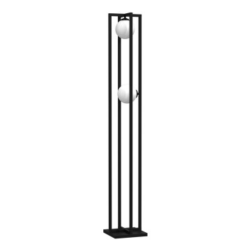 Lattiavalaisin DIEGO 2xE14/40W/230V musta