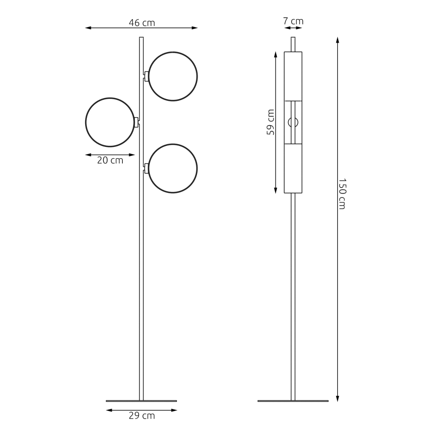 Lattiavalaisin DRUMZ 3xE14/10W/230V ruskea