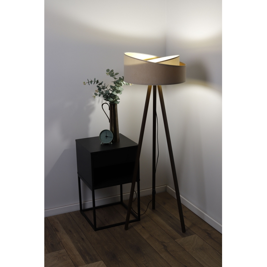 Lattiavalaisin GALAXY 1xE27/60W/230V beige/ruskea
