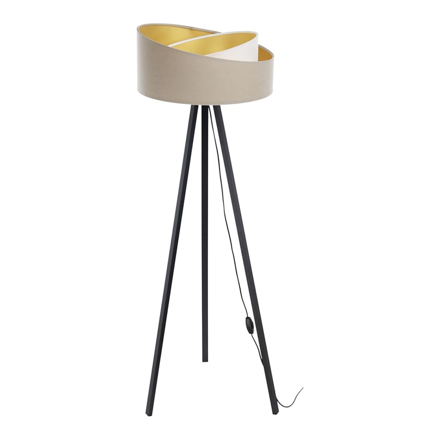 Lattiavalaisin GALAXY 1xE27/60W/230V beige/valkoinen/wenge