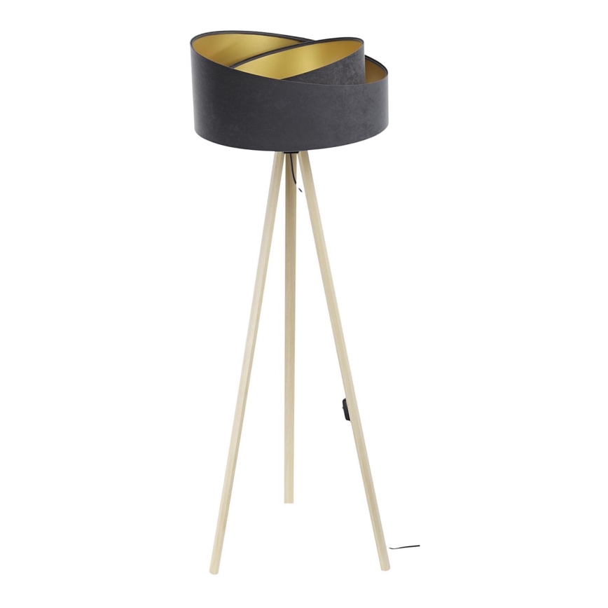 Lattiavalaisin GALAXY 1xE27/60W/230V harmaa/beige