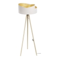 Lattiavalaisin GALAXY 1xE27/60W/230V valkoinen/beige