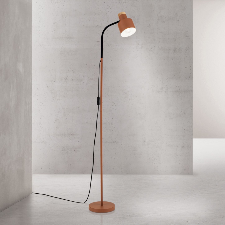 Lattiavalaisin GILI 1xE27/40W/230V tiilenpunainen