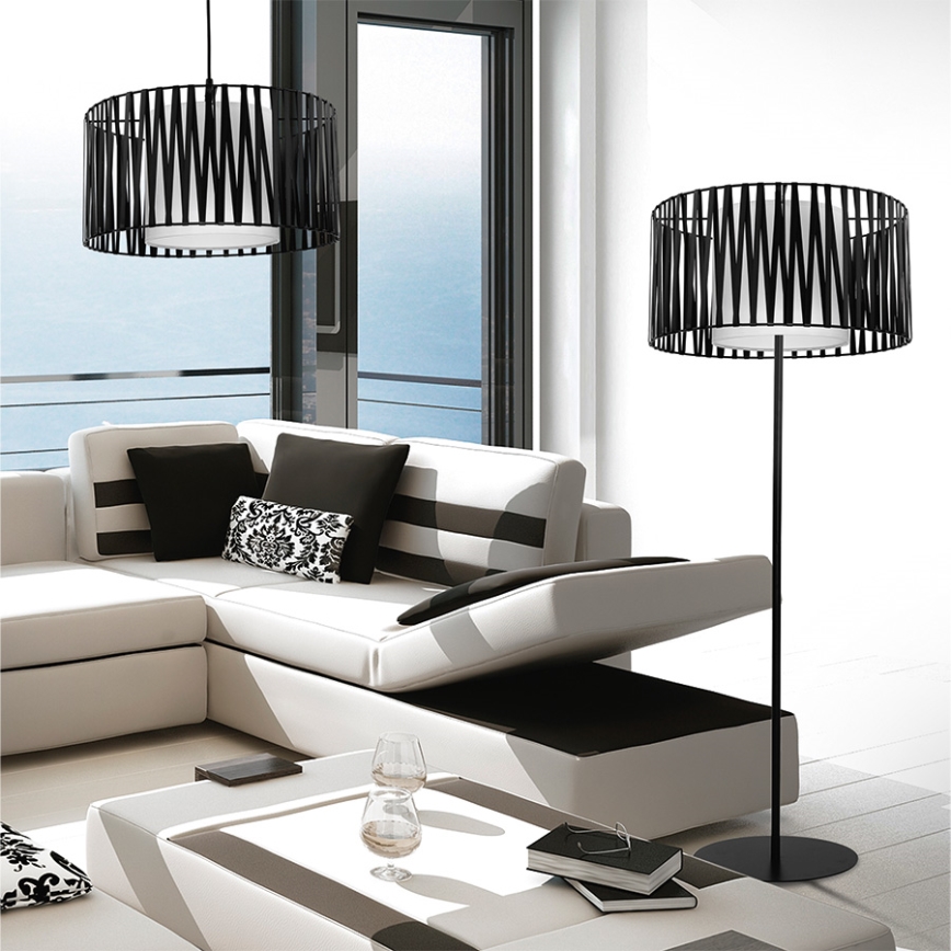 Pöytävalaisin HARMONY BLACK 1xE27/60W/230V