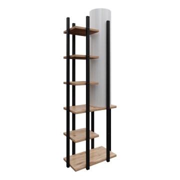 Lattiavalaisin hyllyillä MODA DOR 1xE27/40W/230V musta/ruskea
