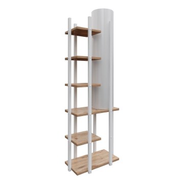 Lattiavalaisin hyllyillä MODA DOR 1xE27/40W/230V valkoinen/ruskea