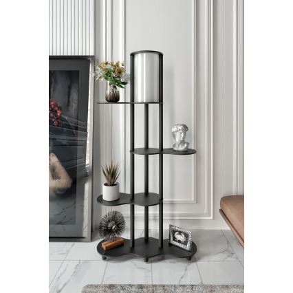 Lattiavalaisin hyllyillä NOTO 1xE27/40W/230V musta