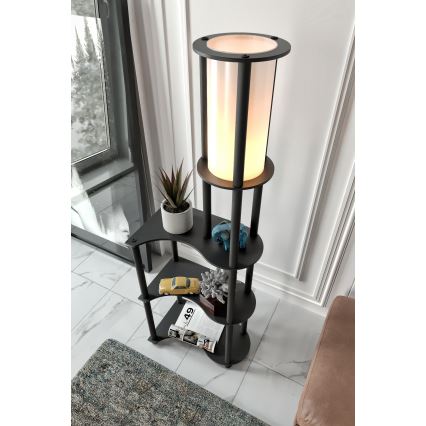 Lattiavalaisin hyllyillä NOTO 1xE27/40W/230V musta