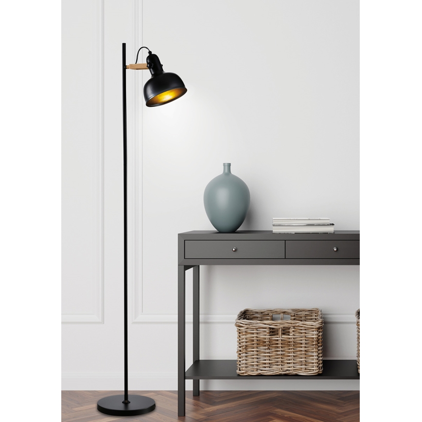 Lattiavalaisin RENO 1xE27/40W/230V musta