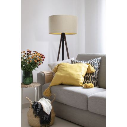 Lattiavalaisin STANDART 1xE27/60W/230V beige/musta