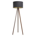 Lattiavalaisin STANDART 1xE27/60W/230V harmaa/wenge