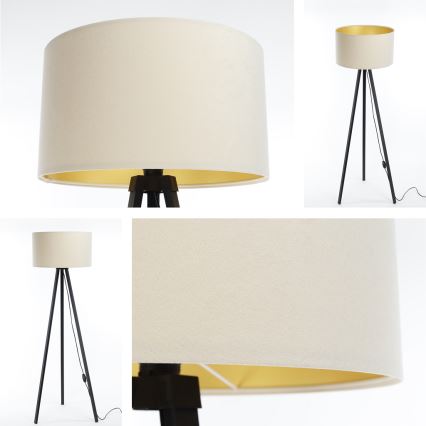Lattiavalaisin STANDART 1xE27/60W/230V kerma/wenge