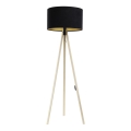 Lattiavalaisin STANDART 1xE27/60W/230V musta/beige
