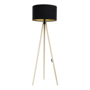 Lattiavalaisin STANDART 1xE27/60W/230V musta/beige