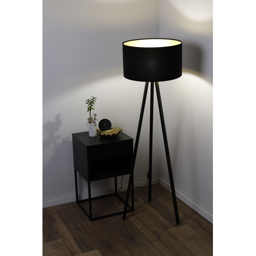 Lattiavalaisin STANDART 1xE27/60W/230V musta/ruskea
